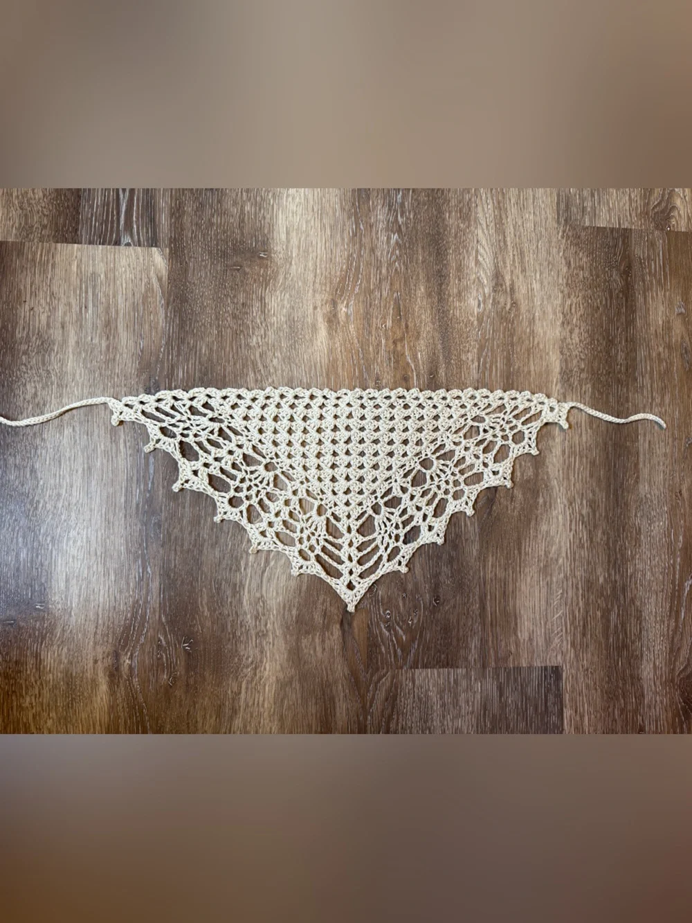 Crochet Bandana Belt Scarf